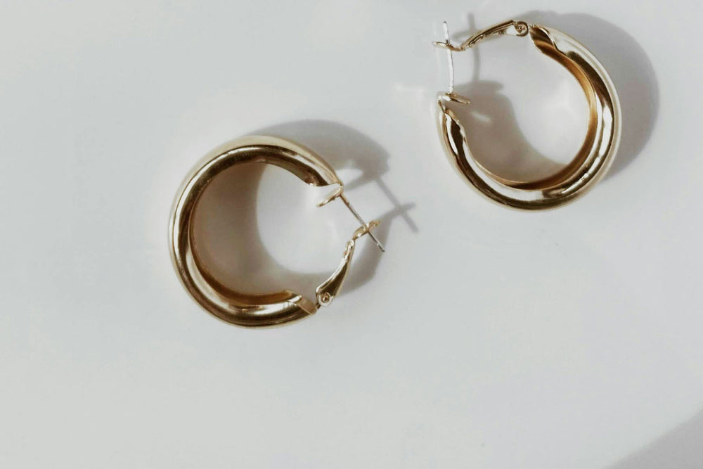 Double Gold Hoop