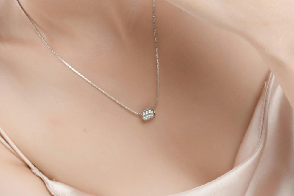 Diamond Ring Pendant Necklace