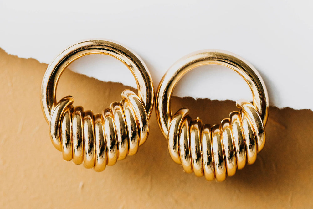 Gold Hoops Full of Hoops